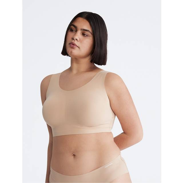 Calvin Klein Women's Plus Invisibles Comfort Seamless Lightly Lined V
