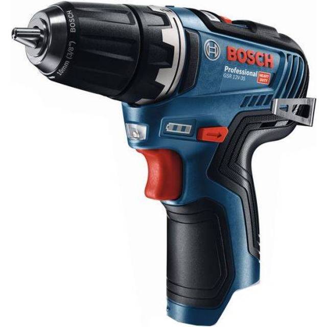 Bosch Professional 12V System sladdlös borrskruvdragare GSR 12V-35 FC (utan batteri och laddare, i kartong, beställningsnummer 06019H3004) – FlexiClick System