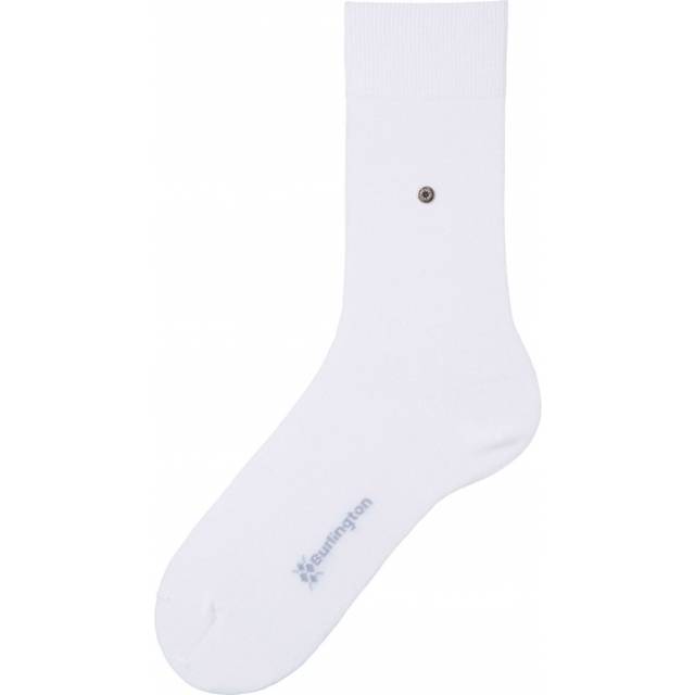Burlington Lord White Socks - One Size
