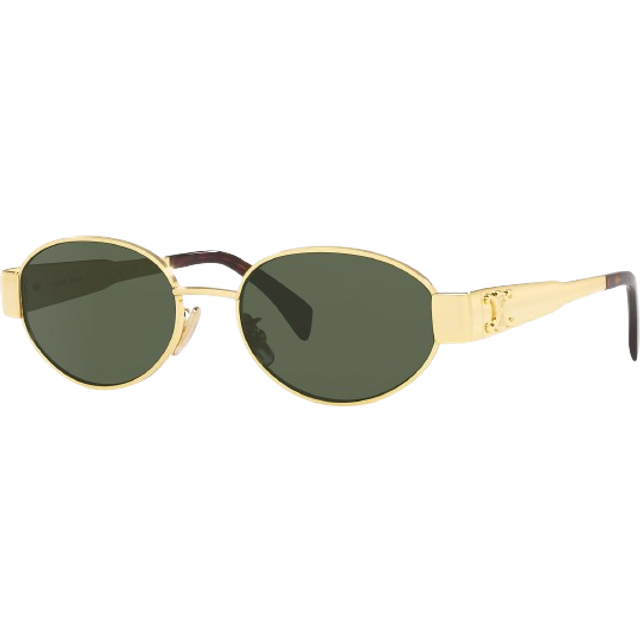 CELINE, Sunglasses, female, Yellow, 54 MM, Triomphe 01 Sunglasses