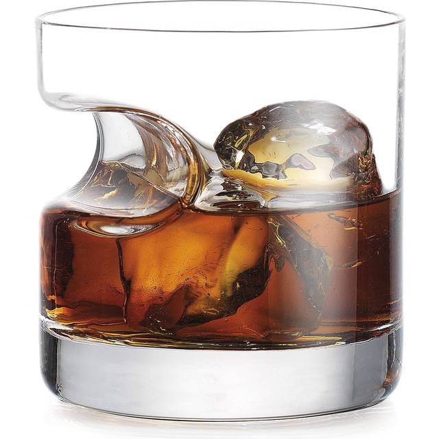 Godinger Gifts for Men  Cigar Whiskey Glass  Old Fashioned With Indent