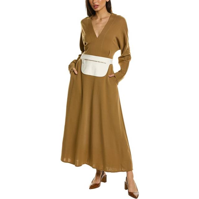 Lanvin Front Pouch Midi Dress
