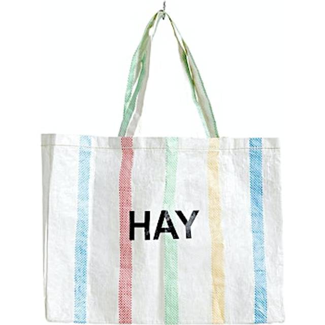HAY - Recycled Candy Stripe Bag - Bärbar väska - Medium - Multi - W50 x D12 x H37 cm
