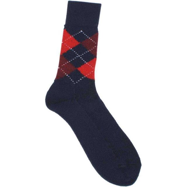 Preston Socks - Argyle Deep Navy - One Size