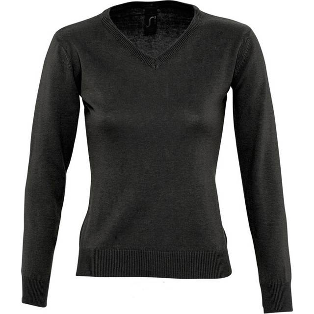 (XS, Black) SOLS Womens/Ladies Galaxy V Neck Sweater