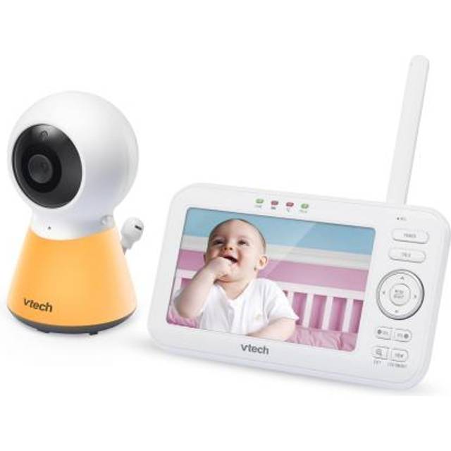 VTech - BM5254 - inomhus - Color Night Light Video Baby Monitor -720p- 5 tum skärm - nattlampa och vaggvisor - version SE