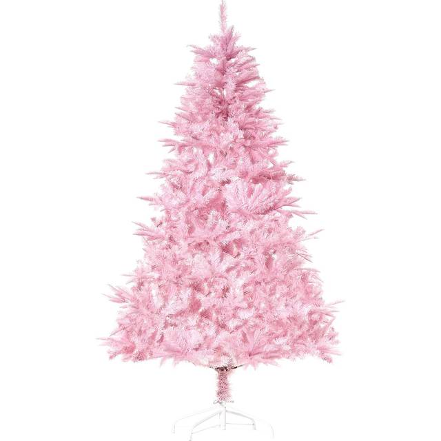 Bon Noel 5Ft Artificial Christmas Tree with Automatic Open For Party Pink, Pink