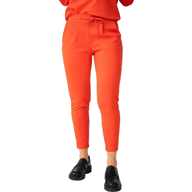 Women's crop Trousers Ichi Kate - Rouge