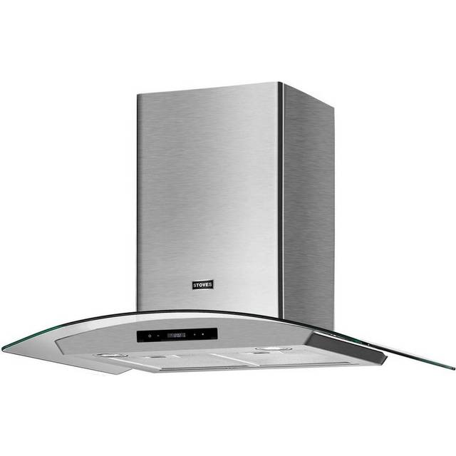 60cm Curved Glass Cooker Hood Extractor Fan Stoves 600 GHSTA