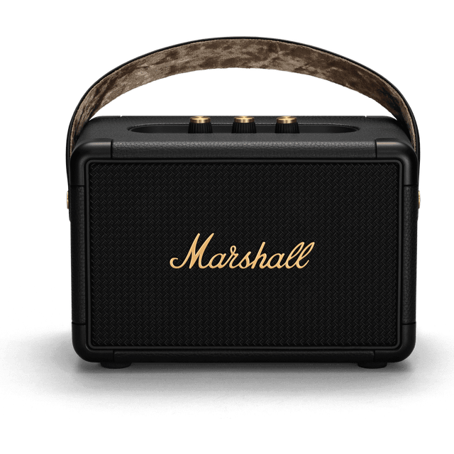 Marshall Kilburn II Bärbar Bluetooth-Högtalare, Svart/Mässing