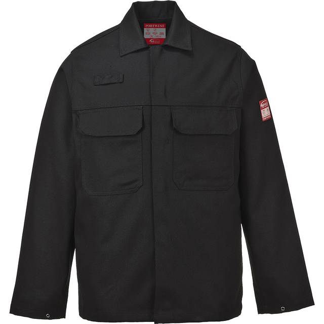 Portwest Bizweld Jacket - Black - 3XL