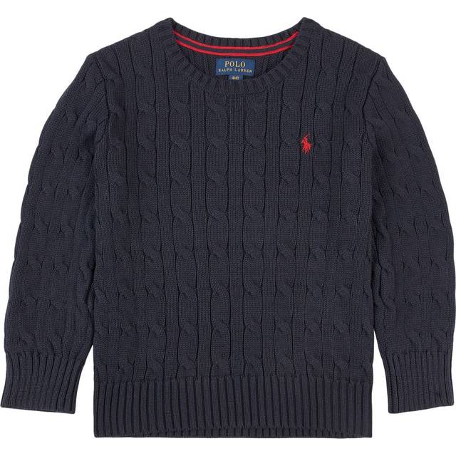 Polo Ralph Lauren  sweater LS CABLE CN-TOPS-SWEATER  - 7 Years - Marine - 7 Years