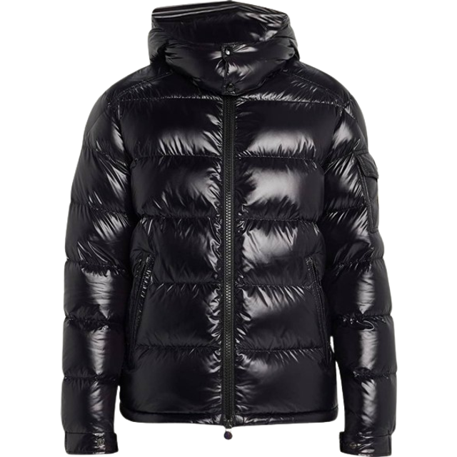 All black moncler jacket online