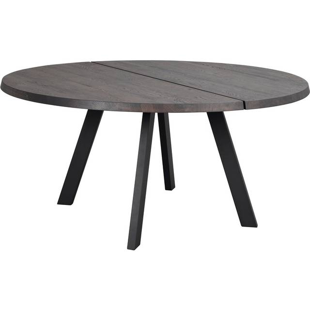 Rowico Home Fred matbord Mörkbrun ek/svart 160 cm