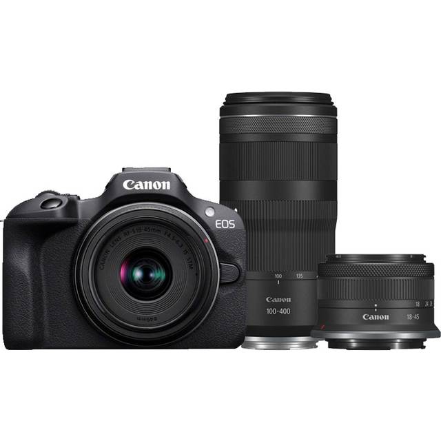 Canon EOS R100 + RF-S 18-45mm IS STM + RF 100-400mm F/5.6-8 IS USM | ✅ 5 years warranty