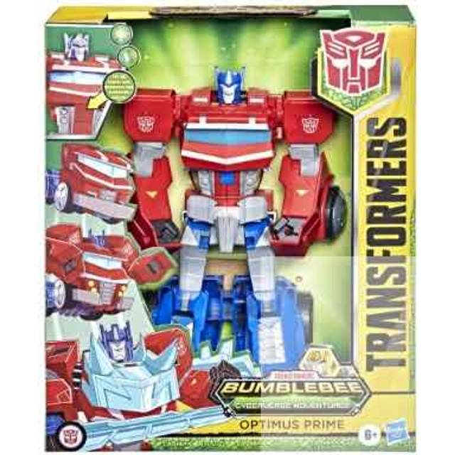 Transformers Cyberverse Roll and Transform Optimus Prime Figure