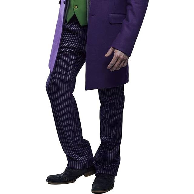 The Dark Knight Joker Men's Suit Pants | The Joker Costumes - Purple (30)