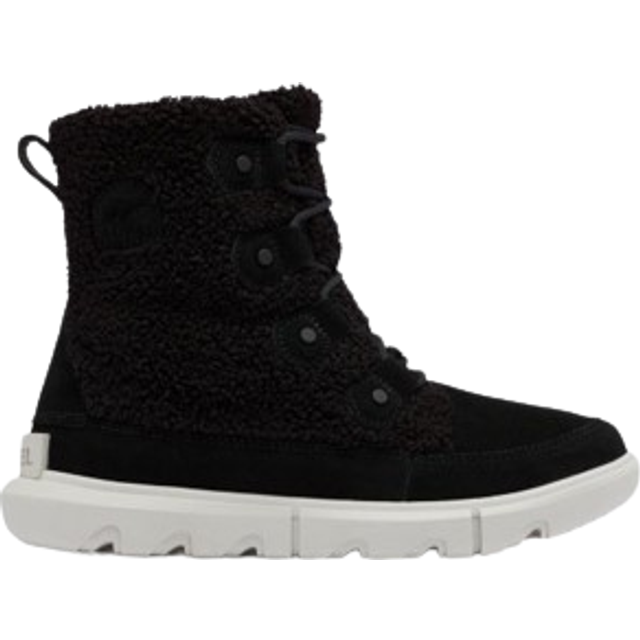 Sorel Women's Explorer Next Joan Waterproof Suede Boots - UK 3 - Black