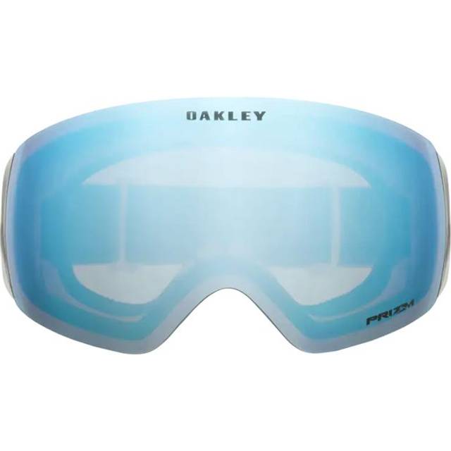 Oakley – Flight Deck – Mattvita och safirblå skidglasögon-Vit/a