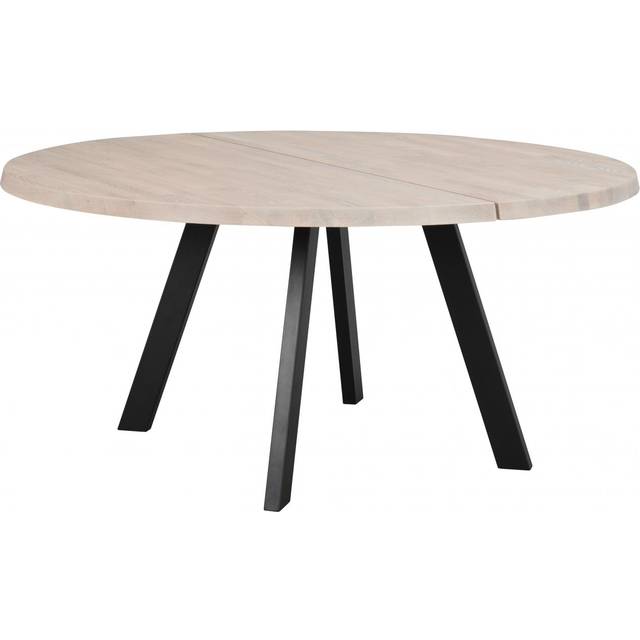 Rowico Home Fred matbord Vitpigmenterad ek/svart 160 cm