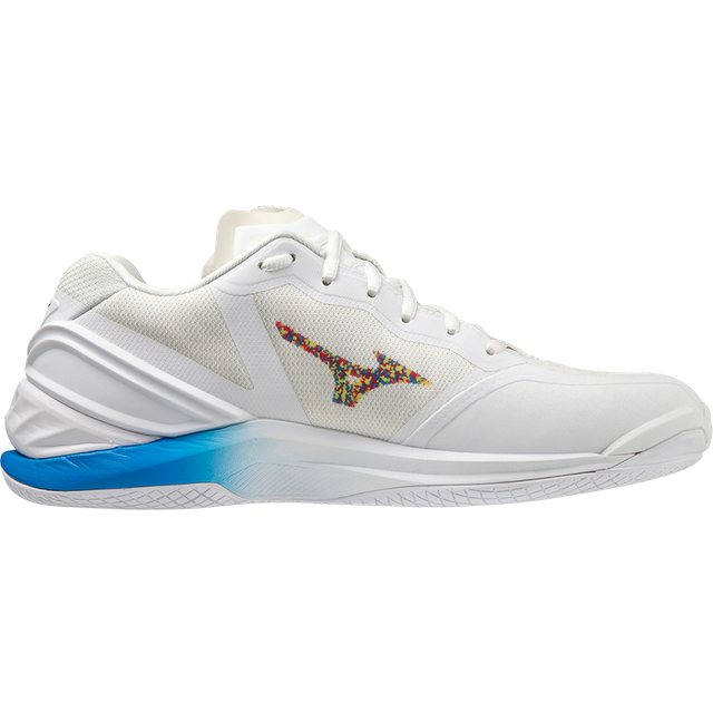 Mizuno Wave Stealth Neo unisex - vuxen Handbollskor Träning ,Odyed White Spellbound Pblue, 41 EU