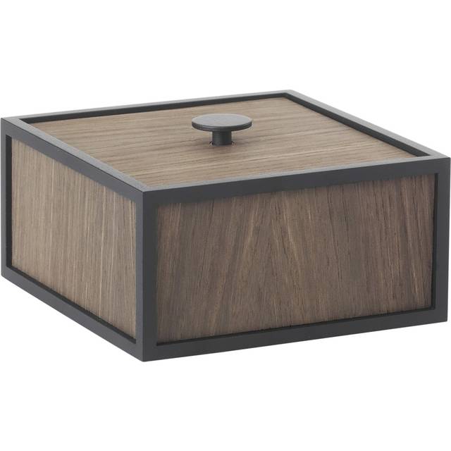 Audo Copenhagen Frame 14 box with lid smoked oak