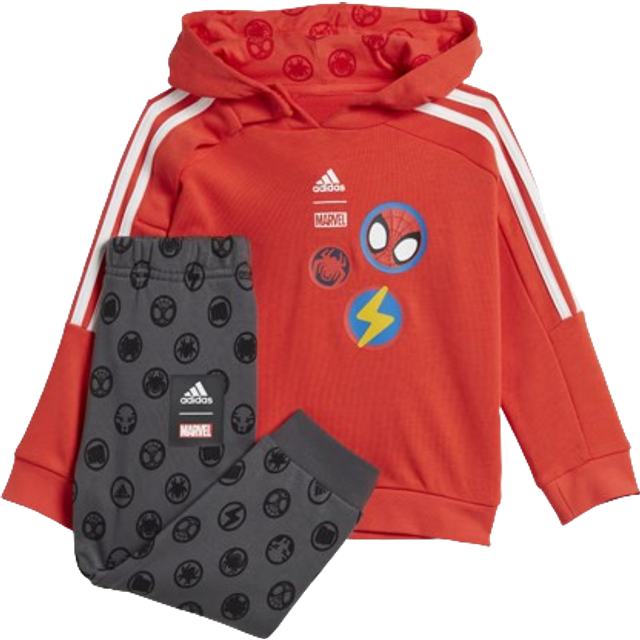 adidas  Sets & Outfits DY SM JOG  - 3 / 6 months - Red - 3 / 6 months