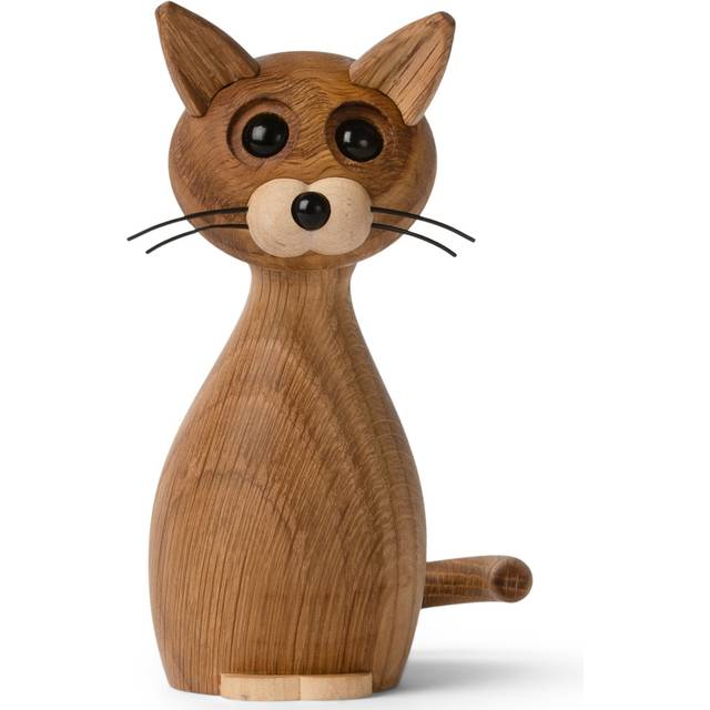 Spring Copenhagen - Lucky The Cat Träfigur 15,9 Cm -