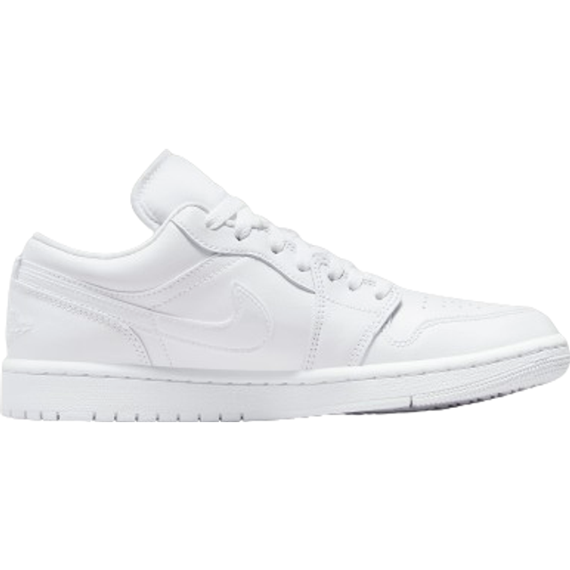Nike Wmns Air Jordan 1 Low, Sneaker för kvinnor, vit/vit, 40 EU, Vit, 40 EU