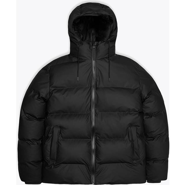 Rains Alta Puffer Jacket - Black