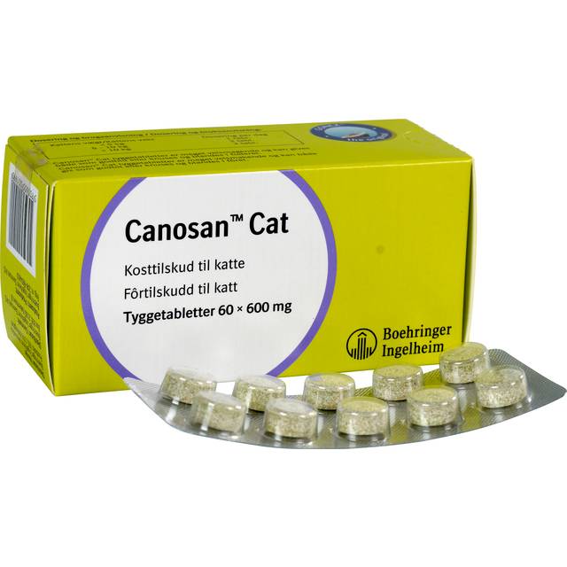 Canosan tabletter till katt 600 mg, 60 st - 60 stk