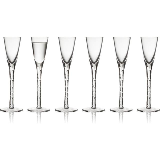 Lyngby Glas Paris snapsglas 2,5 cl 6-pack Klar - Transparent