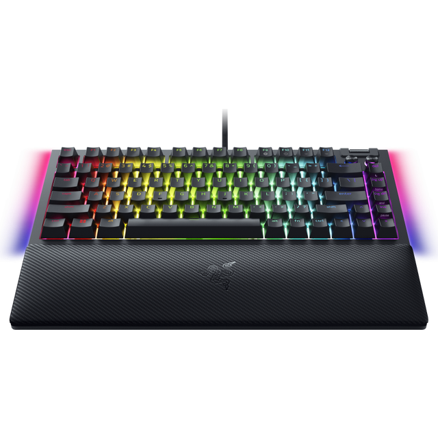 Razer BlackWidow V4 75% - Hot-swappable Mechanical Gaming Keyboard - Intl. US Layout