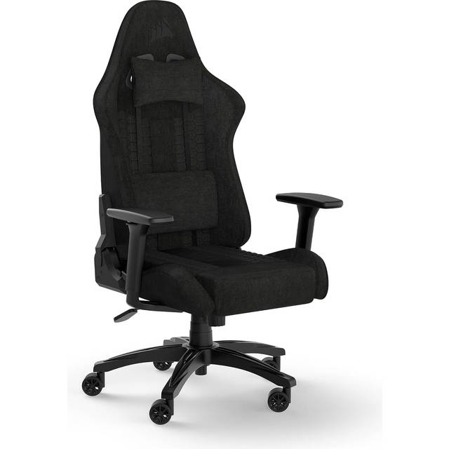 CORSAIR TC100 RELAXED Gaming Chair - Fabric, Black, Black