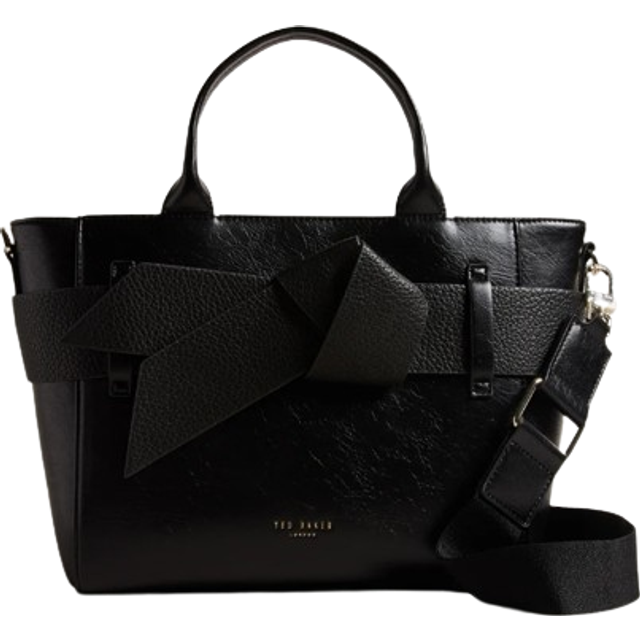Ted Baker JIMSA Jet Black Knot Bow Crossbody Bag
