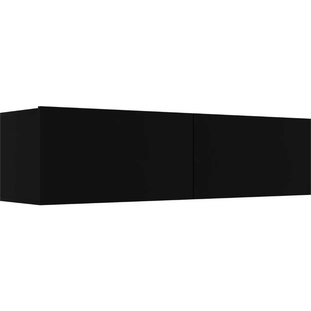 Vidaxl Tv Cabinet Black 120x30x30 Cm Engineered Wood