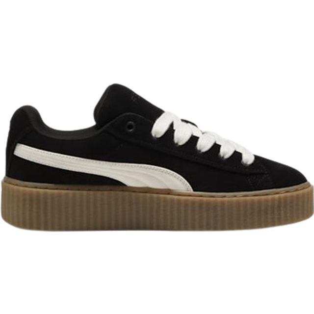 Puma Unisex Creeper Phatty Black Trainers Leather - Size UK 6