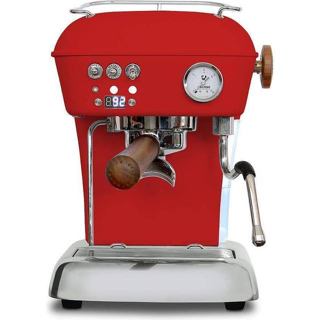 Ascaso Dream PID Espresso Coffee Machine, Pro for Home - Love Red