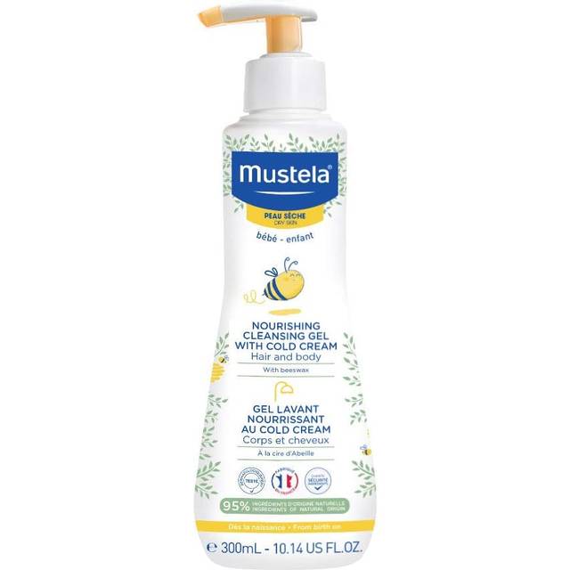 Mustela Nourishing Cleansing Gel with Cold Cream for Dry Skin - 300ml