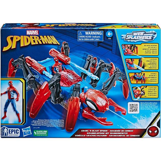 Marvel Spider-Man Web Splashers - Crawl 'N Blast Spider Vehicle