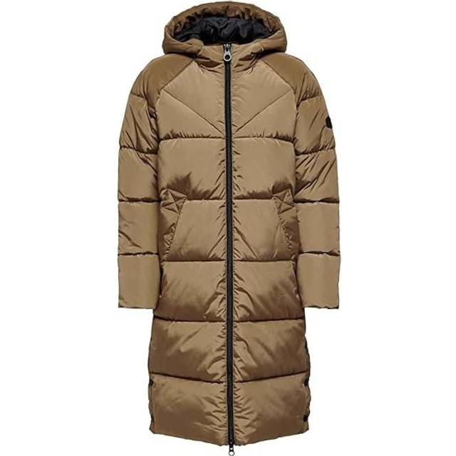 Long Puffer Jacket Only Amanda - Marron - XL