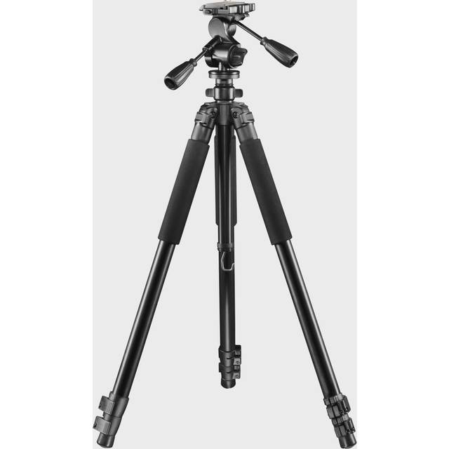 Walimex Pro FT-665T Pro tripod (with 3D panhead, extremely stable, max. load capacity: tripod 12kg. Panhead 6kg, 3 leg segments, tripod leg diamete...