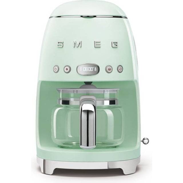 Smeg 50's Retro DCF02PGUK Filter Coffee Machine with Timer - Pastel Green