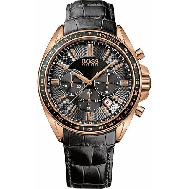 Hugo Boss 1513092 Chronograph Quarz Leder Men's Watch - Multicoloured
