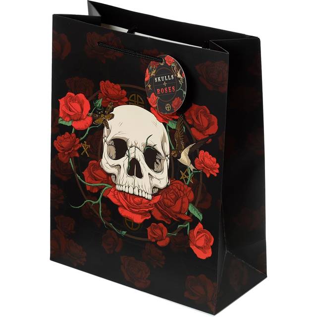Attitude Clothing Skulls &amp; Roses Large Gift Bag