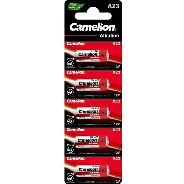 Camelion 11000523 – Plus alkaliska batterier LR23A med 12 volt, set med 5 kapacitet, 55 mAh, för en mängd olika enhets- och konsumentkrav