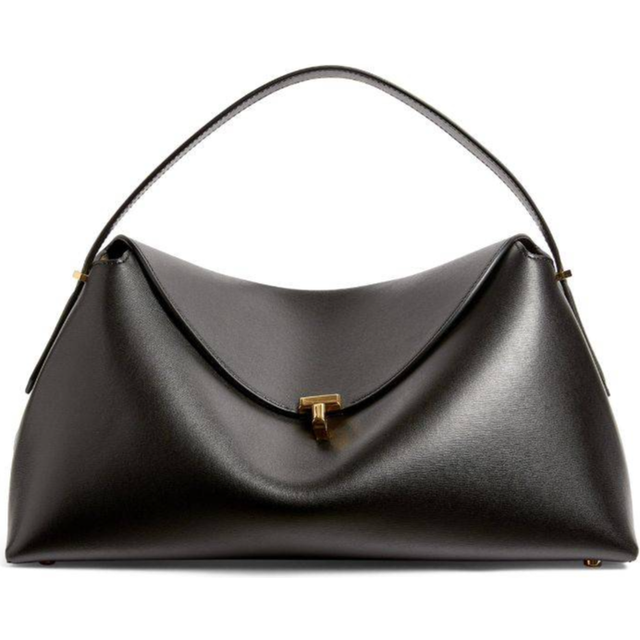 Toteme T-Lock Leather Satchel