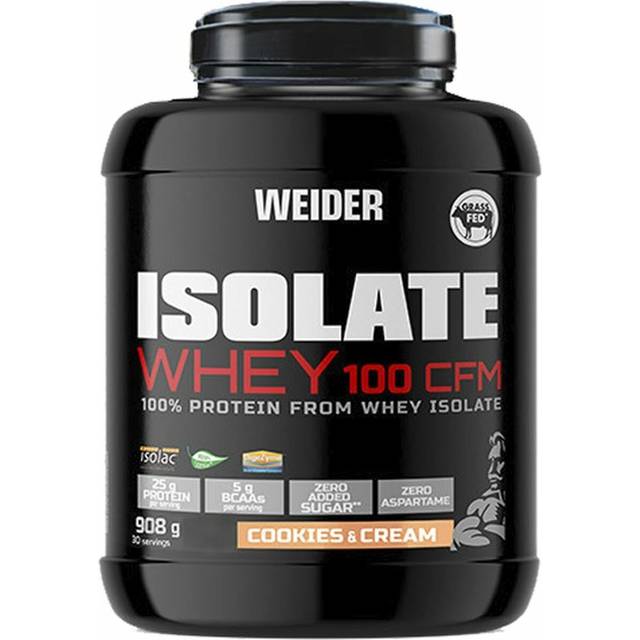 Weider - Isolate Whey 100 CFM, Cookies & Cream - 908g -