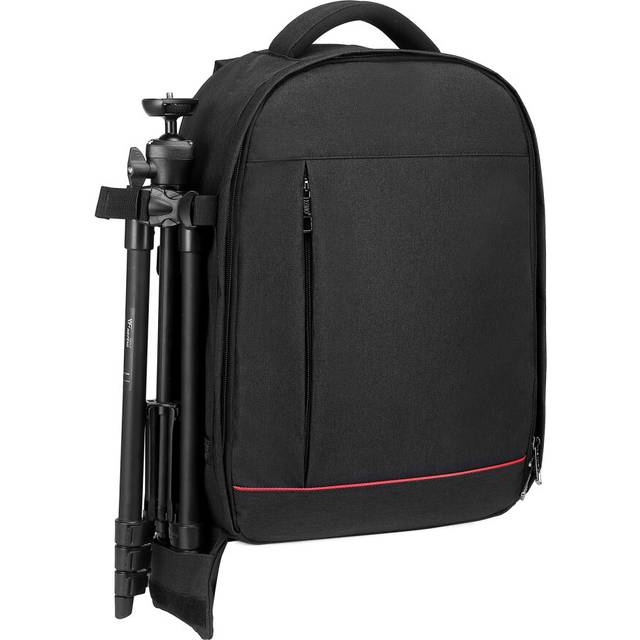 (Black) Water Resistant Shockproof DSLR Camera Backpack