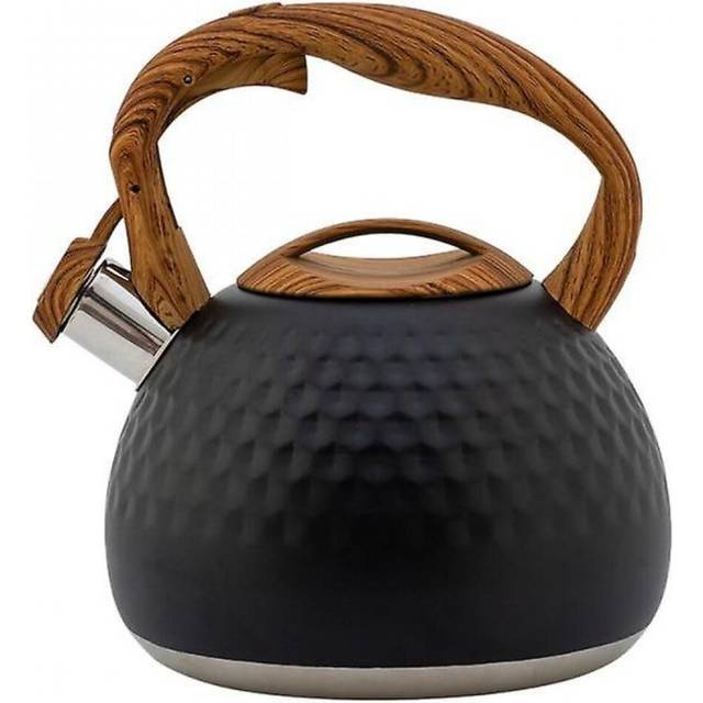 2.l Stainless Steel Whistle Boiling Kettle Kitchenware Hammer Pattern Sound Cookers|water Kettles